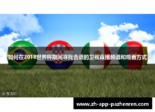 如何在2018世界杯期间寻找合适的卫视直播频道和观看方式 如何在2018世界杯期间寻找合适的卫视直播频道和观看方式