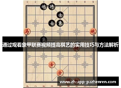 通过观看象甲联赛视频提高棋艺的实用技巧与方法解析 通过观看象甲联赛视频提高棋艺的实用技巧与方法解析